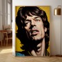 Pop Art Porträt Sänger