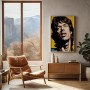 Pop Art Porträt Sänger