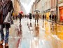 Regentag in der Stadt