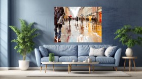 Regentag in der Stadt