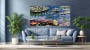 Wasserlilien inspiriert Claude Monet - Panorama