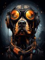 Steampunk Rottweiler