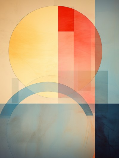 Abstrakte Architektur, geometrisch