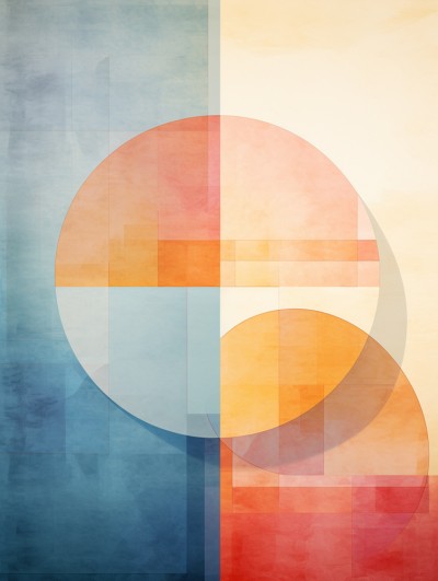 Abstrakte Architektur, geometrisch III