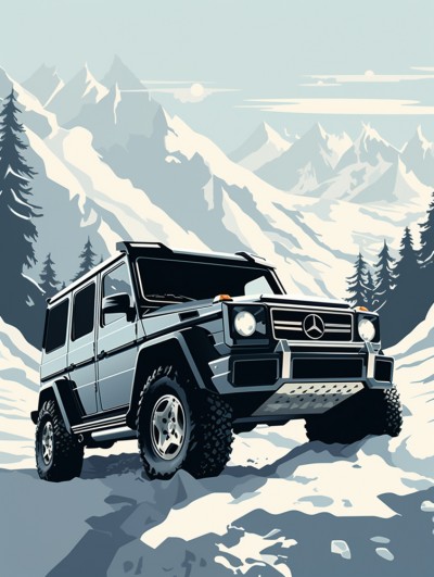 Mercedes-Benz G-Klasse Kunst