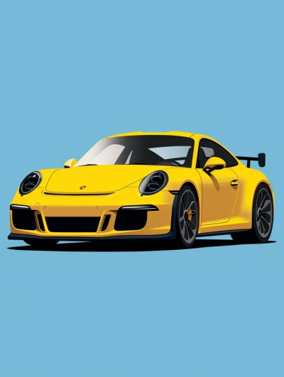 Porsche Kunstbild