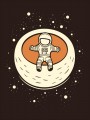 Astronaut im Kaffeerausch