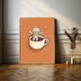 Astronaut in der Kaffeetasse