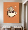 Astronaut in der Kaffeetasse