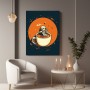 Astronautin in der Kaffeetasse