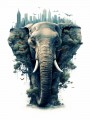 Stadt Elefant