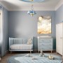 Wolken mit Mond Kinderzimmer