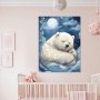 Weißer Bär im Mondlicht Kinderzimmer