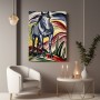 Blaues Pferd - inspiriert von Franz Marc