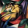 Inspiriert von Franz Marc - Die Katze (Der Tiger)