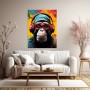 Graffiti Kunst Affe