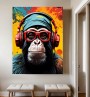 Graffiti Kunst Affe