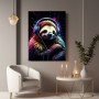 Neon Kunst Faultier