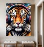 Tiger mit Kopfhörer