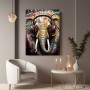 Elefant mit Kopfhörer