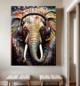 Elefant mit Kopfhörer