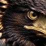 Porträt von ein golden Adler