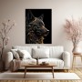 Porträt von ein Wolf