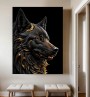 Porträt von ein Wolf