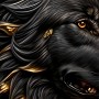Porträt von ein Wolf