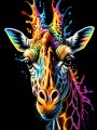 Bunte Giraffe