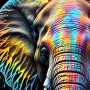 Bunter Elefant