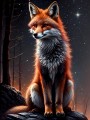 Fuchs im Sternenhimmel
