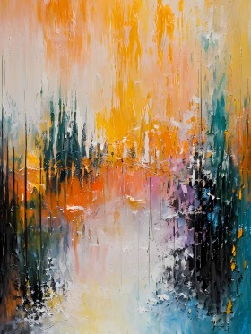 Bunte abstrakte Acrylmalerei Bunte abstrakte Acrylmalerei