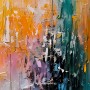Bunte abstrakte Acrylmalerei