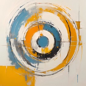 Abstrakte geometrische Farbe
