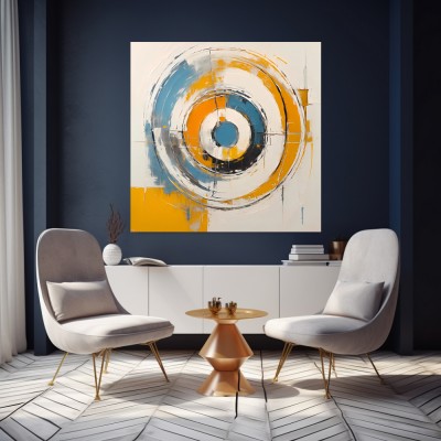 Abstrakte geometrische Farbe