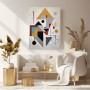 Geometrisch Abstrakt inspiriert von Kandinsky