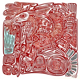 Roter Drache
