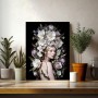Blume Frau Leinwand Malerei