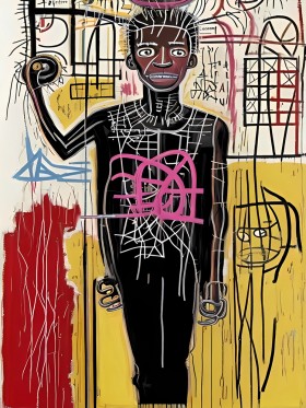 Im Stil von Jean-Michel Basquiat Ohne Titel Im Stil von Jean-Michel Basquiat Ohne Titel