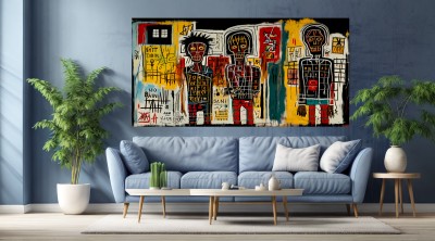 Im Stil von Jean-Michel Basquiat - Panorama