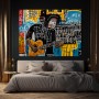 Gemalt im Stil Jean-Michel Basquiat