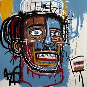 Im Stil von Jean-Michel Basquiat