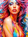 Pop-Art Frau