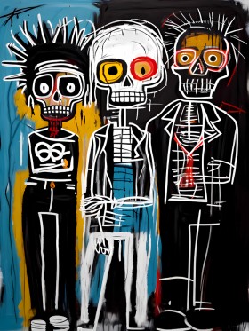 Im Stil von Jean-Michel Basquiat Im Stil von Jean-Michel Basquiat
