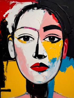 Picasso Stil Frau