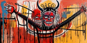 Im Stil von Jean-Michel Basquiat - Panorama