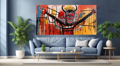 Im Stil von Jean-Michel Basquiat - Panorama