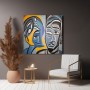 Gesichter abstrakter Kunst