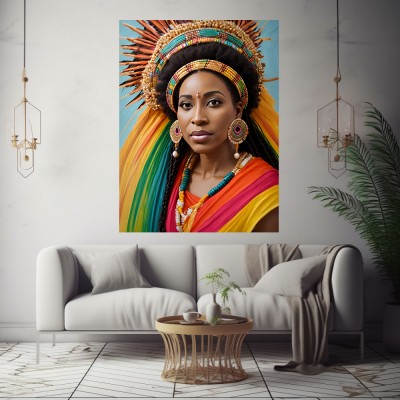 Afrikanische Frau